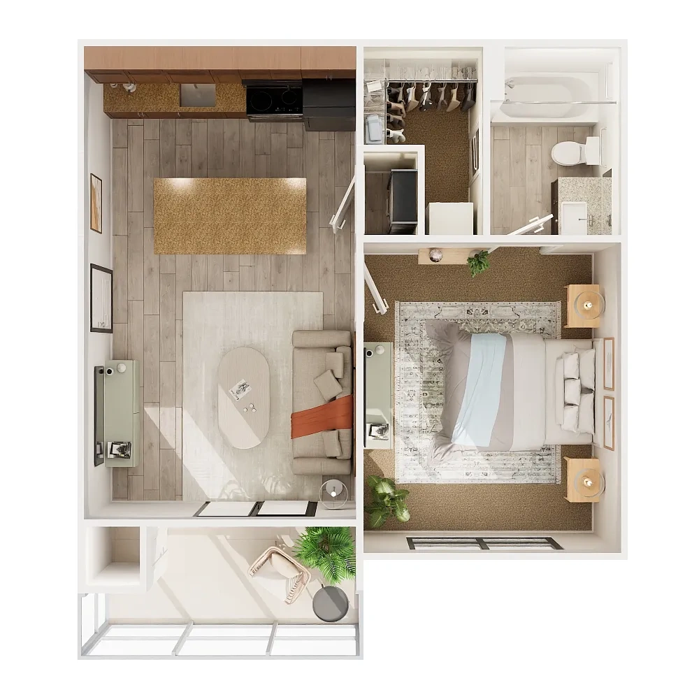 Vue at 1400 – Floor plan