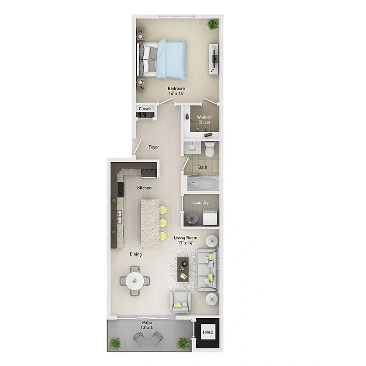 42 West Apartments – Floor plan
