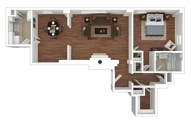 Shaker Collection – Cormere 1 Bedroom 1 Bath