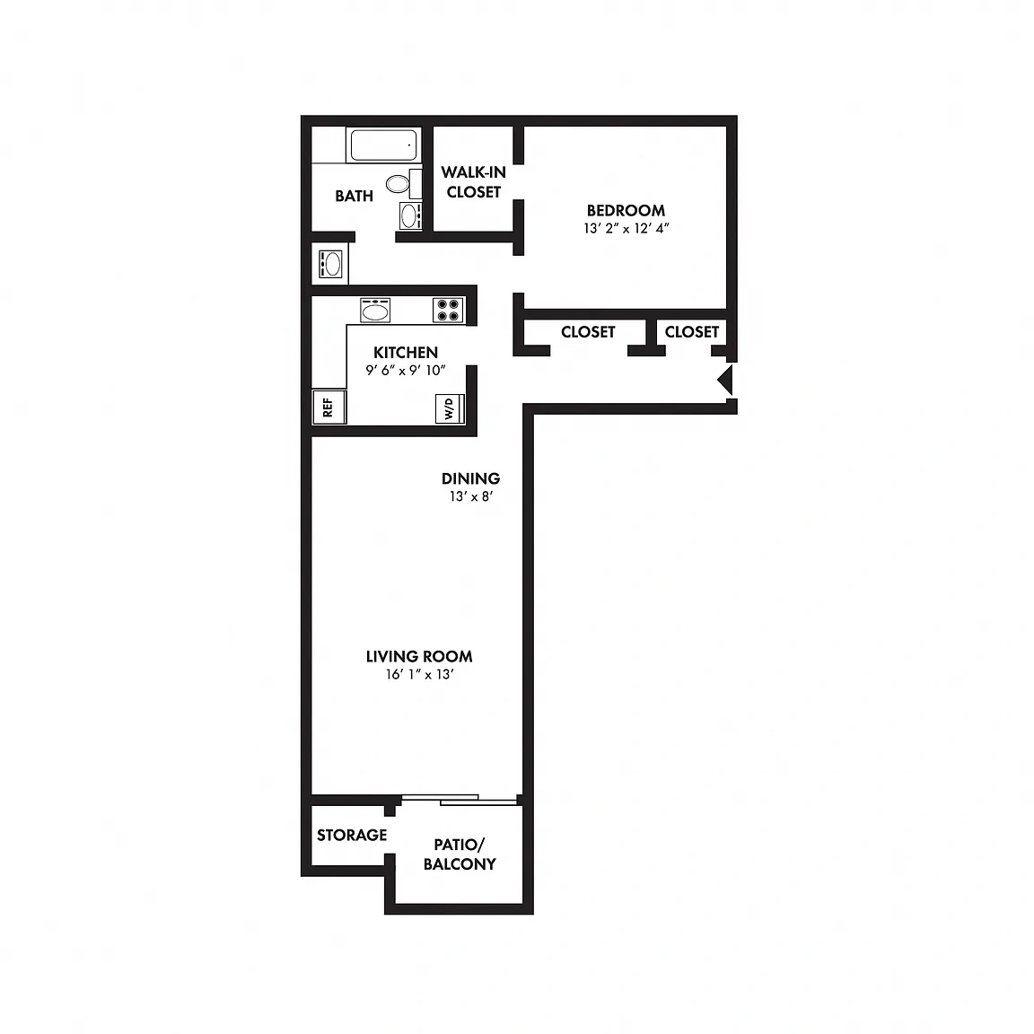 Lighthouse at Twin Lakes Apartment Homes – Floor plan
