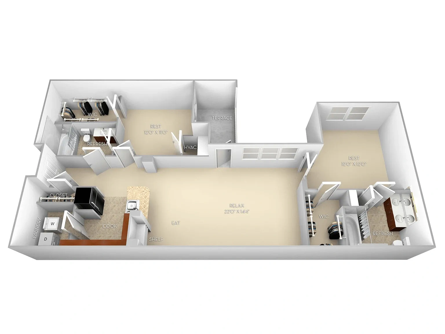The Villagio – Floor plan