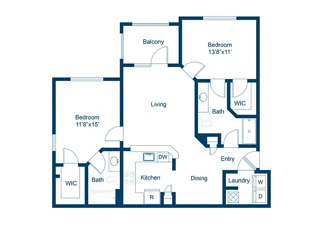 The Enclave at Tranquility Lake Apartments – Floor plan