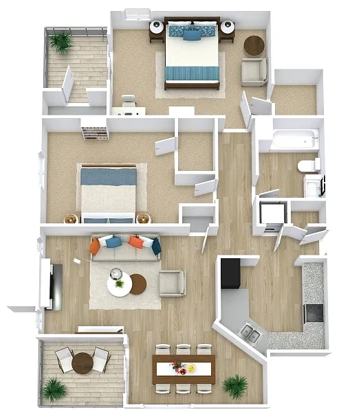 The Summit at Sabal Park Apartments – Floor plan