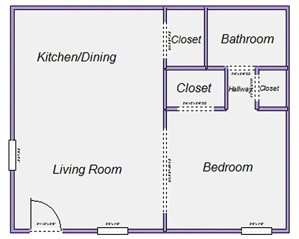 Prince Frederick Senior Apartments – Floor plan
