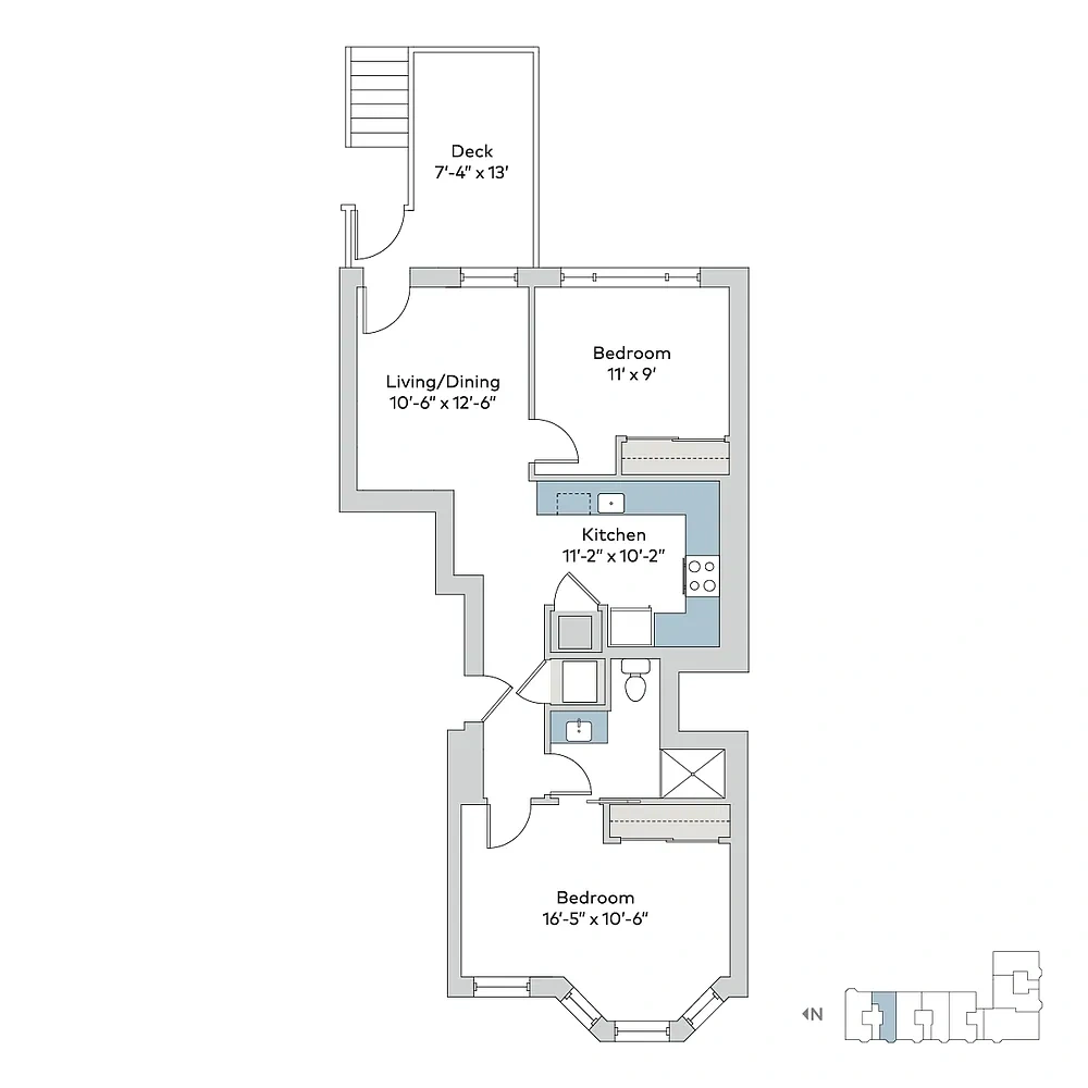 Melrose Apartments – Floor plan