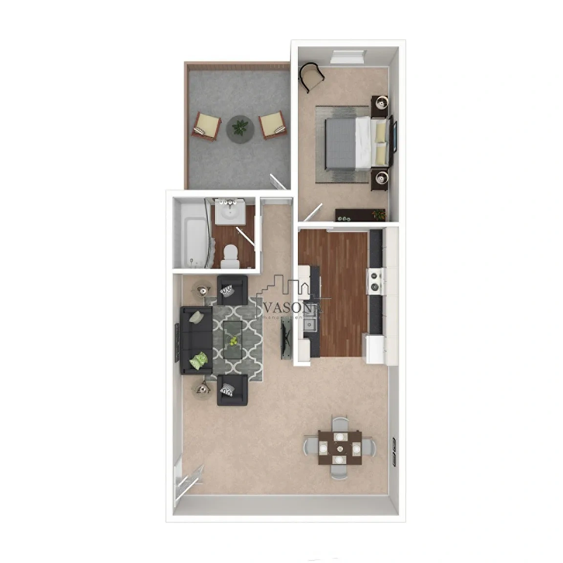 St Moritz Garden Apartments – Floor plan