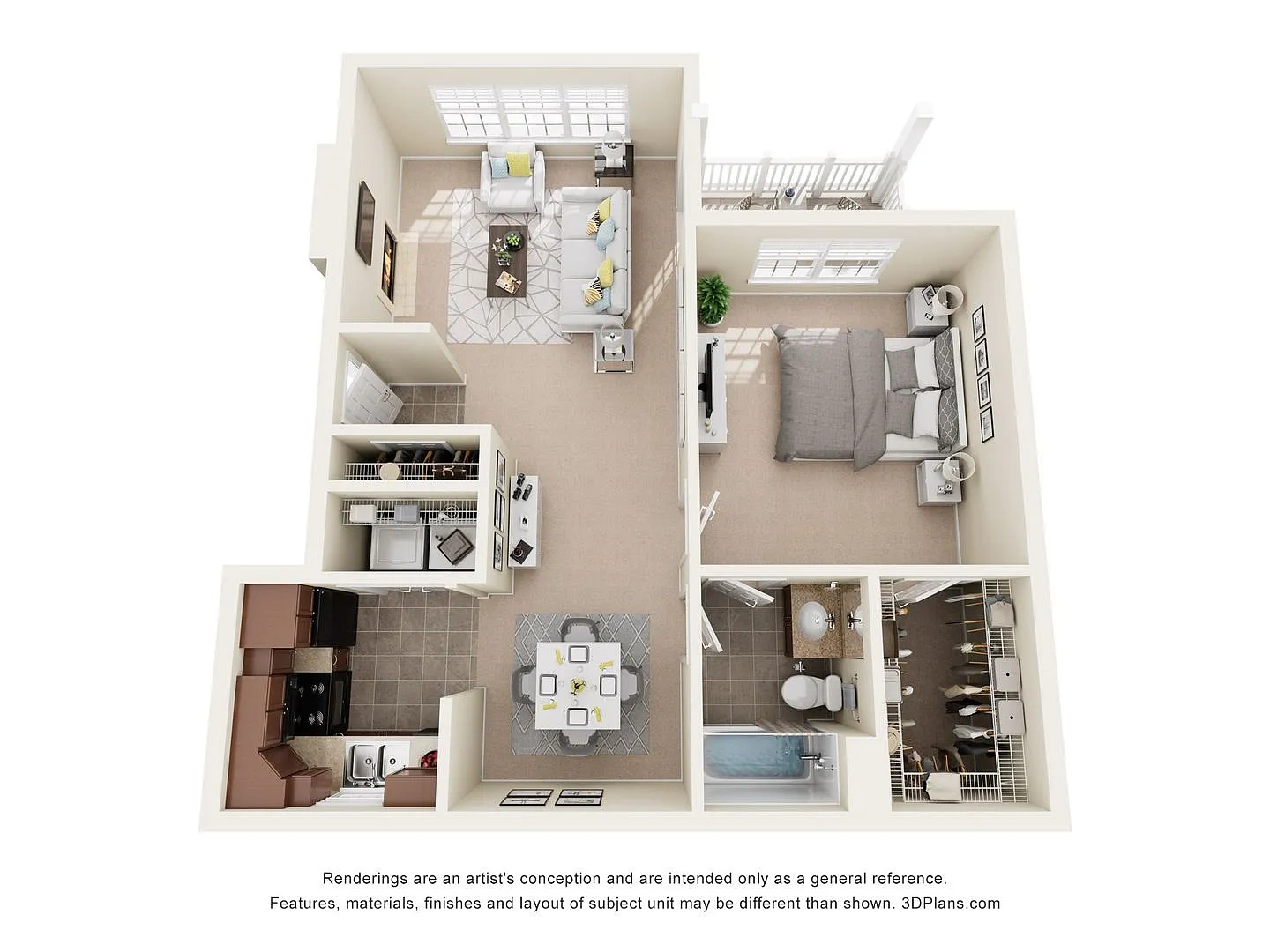 Waterford Village Apartments – Floor plan
