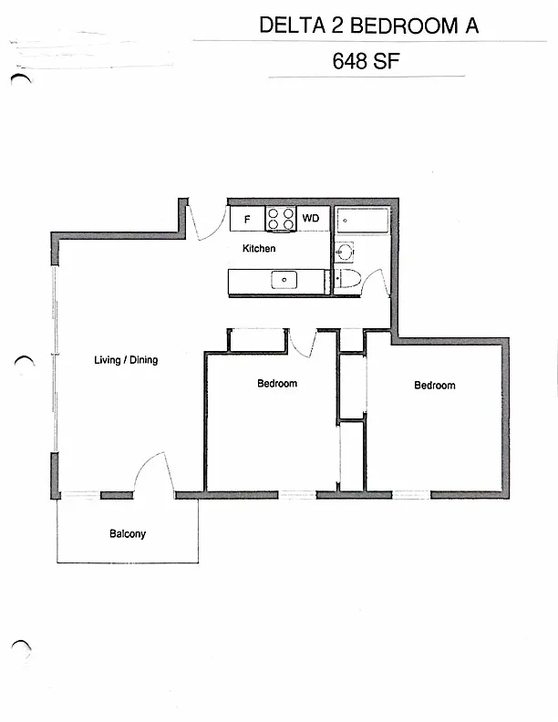 Silver Apartments – Delta 2 bedroom A