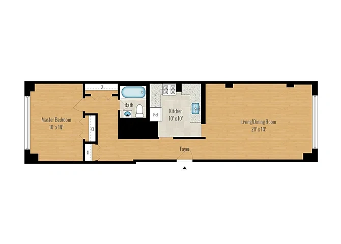 2620 16th Street Apartments – Floor plan