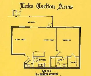 Lake Carlton Arms – Floor plan