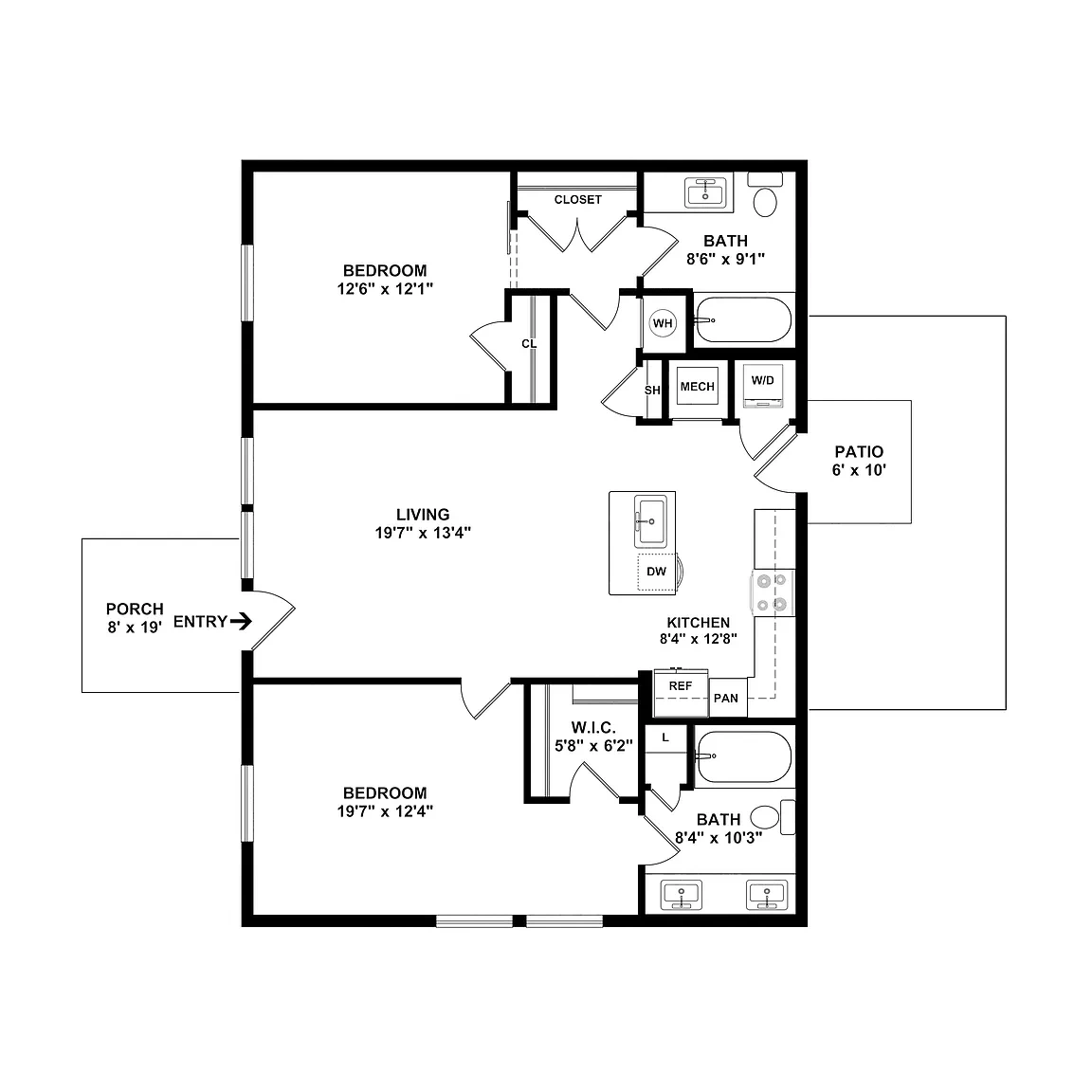 LEO at Bristol - Single Family Rental Homes – Floor plan