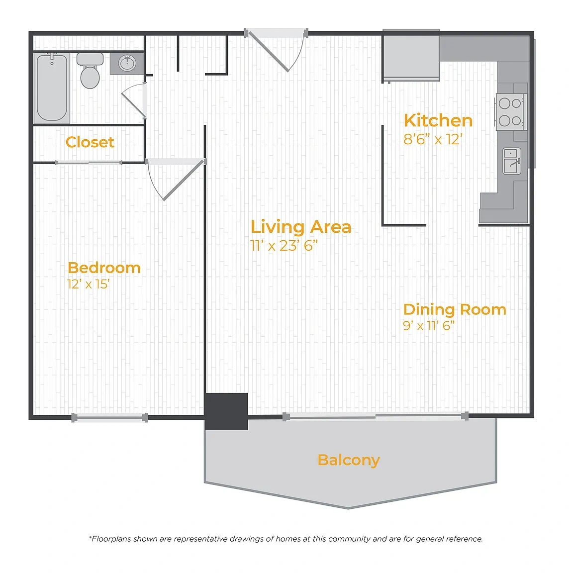 THE VANTAGE APARTMENTS – 1/1