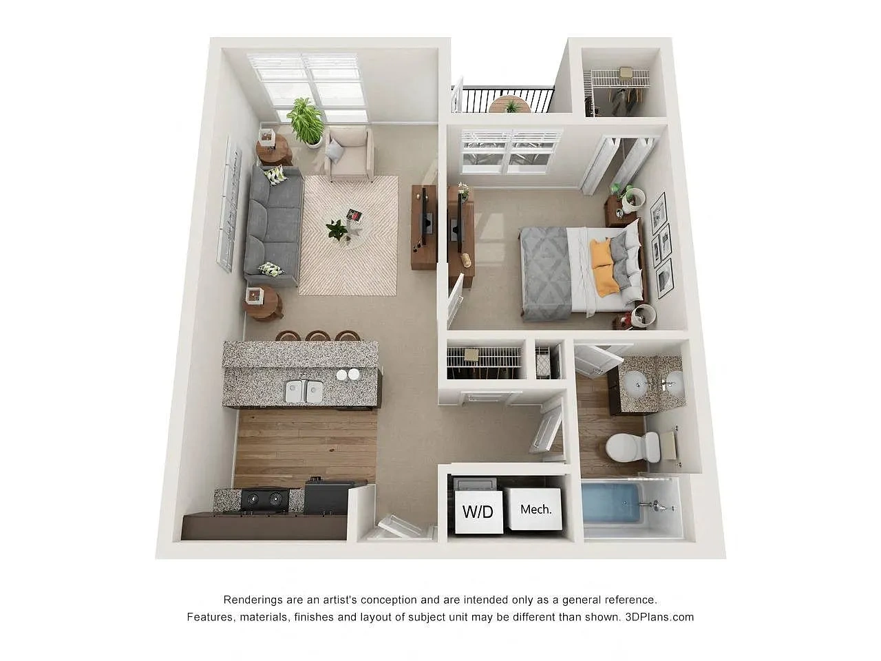 310 at Nulu Apartments – Floor plan