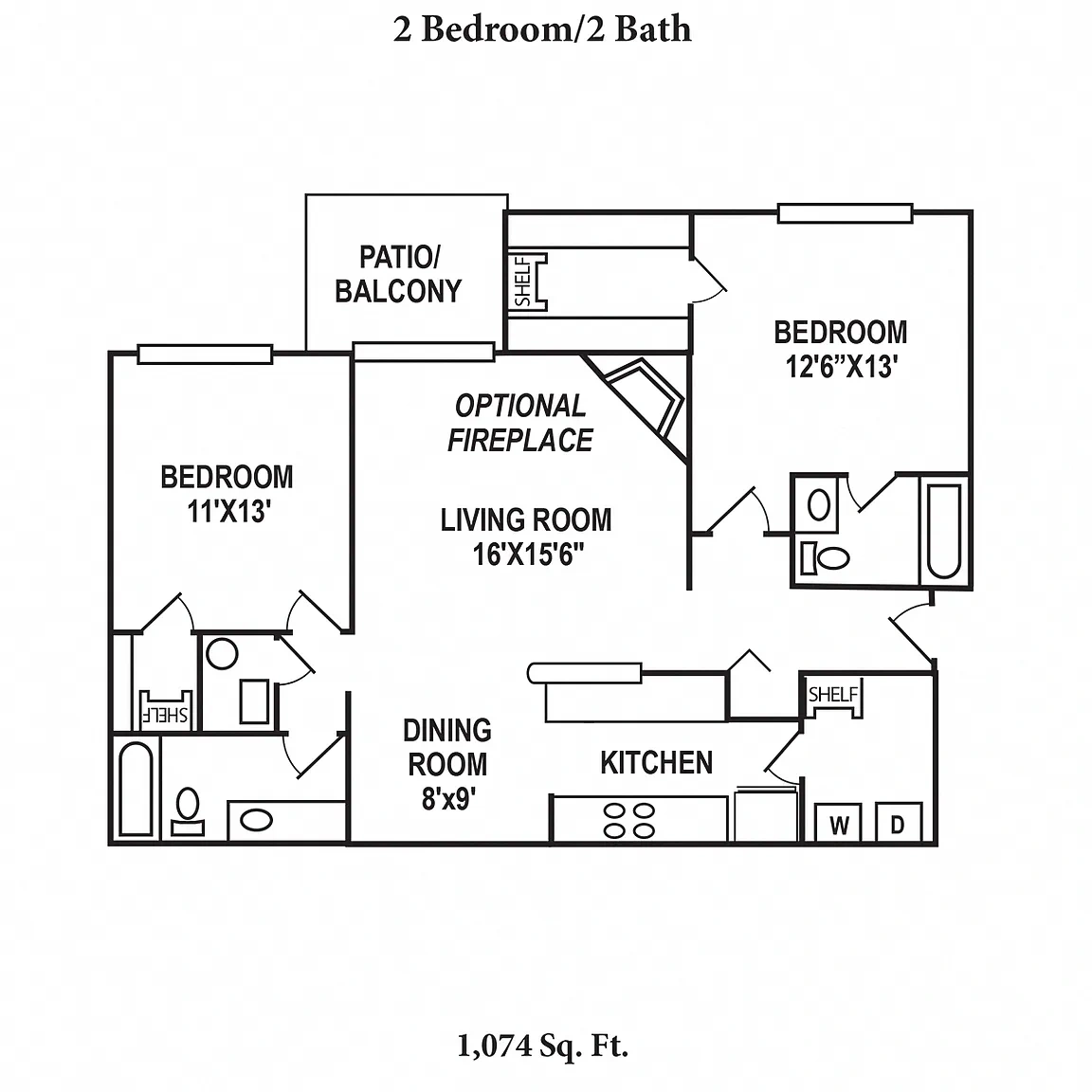 Deercross Apartments – Floor plan