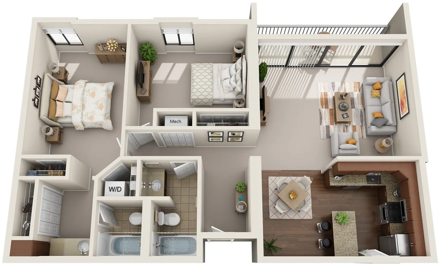 Grandview Pointe Apartments – Floor plan