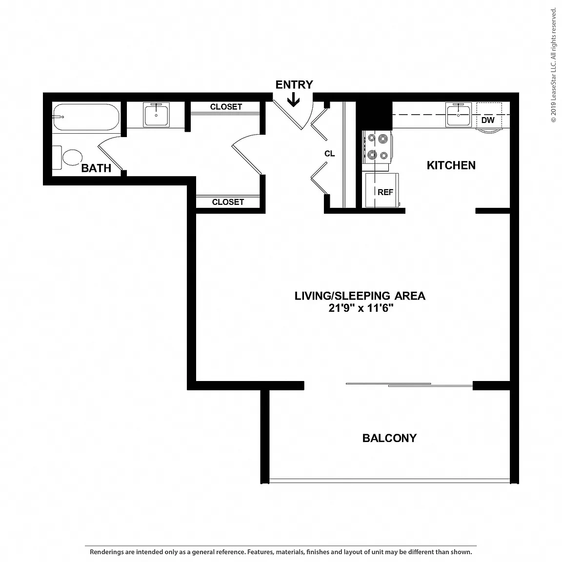 Seven Springs Apartments – Floor plan
