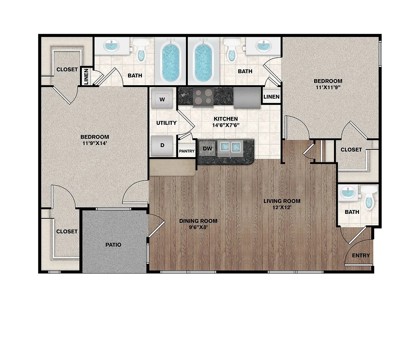 Flats on Chapel – Floor plan