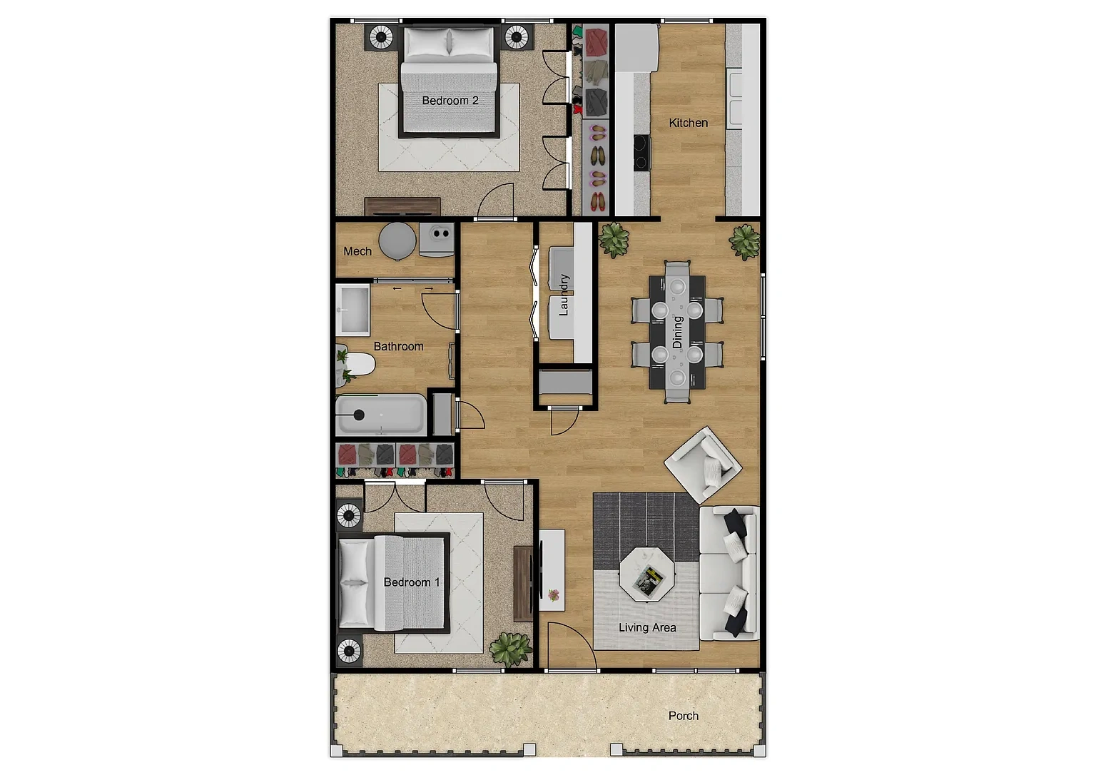 Willowbrook Senior Apartment Homes – 2X2