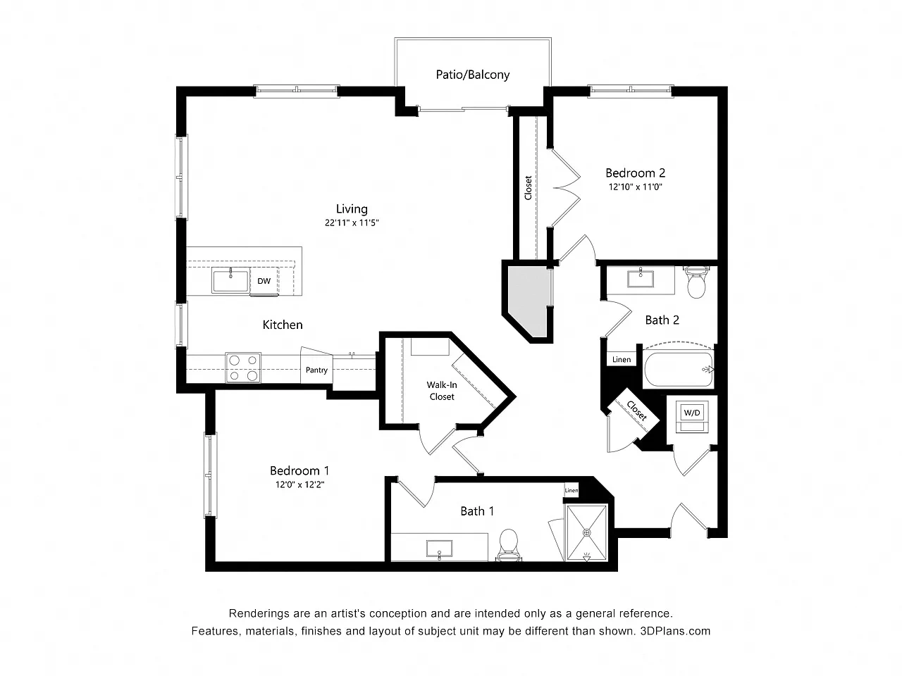 Elevate Apartments – Floor plan
