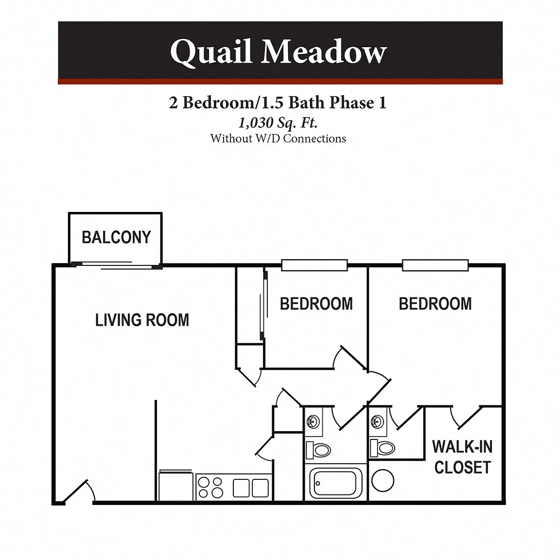 Quail Meadow Apartments – Floor plan