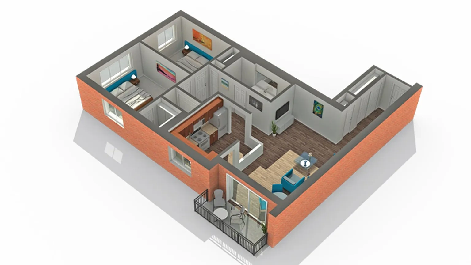 The Landing at Town Center – Floor plan
