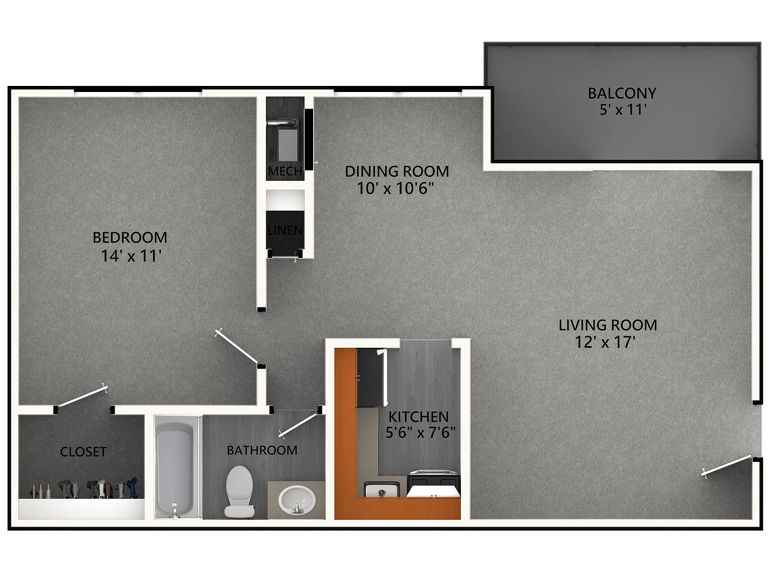 Parkside Terrace – Floor plan
