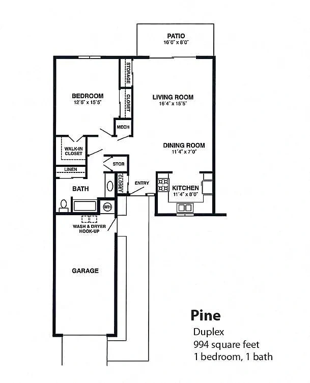 Westmont Village Homes – Floor plan