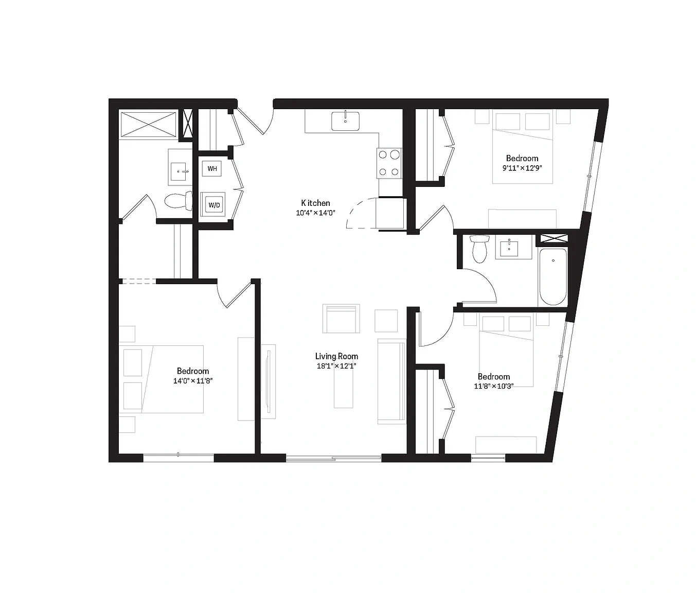 3200 Washington – Floor plan