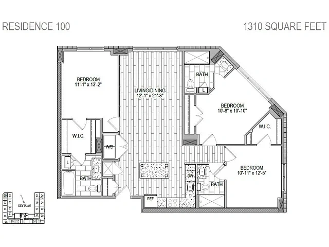 Cherry Hill Apartments – Floor plan