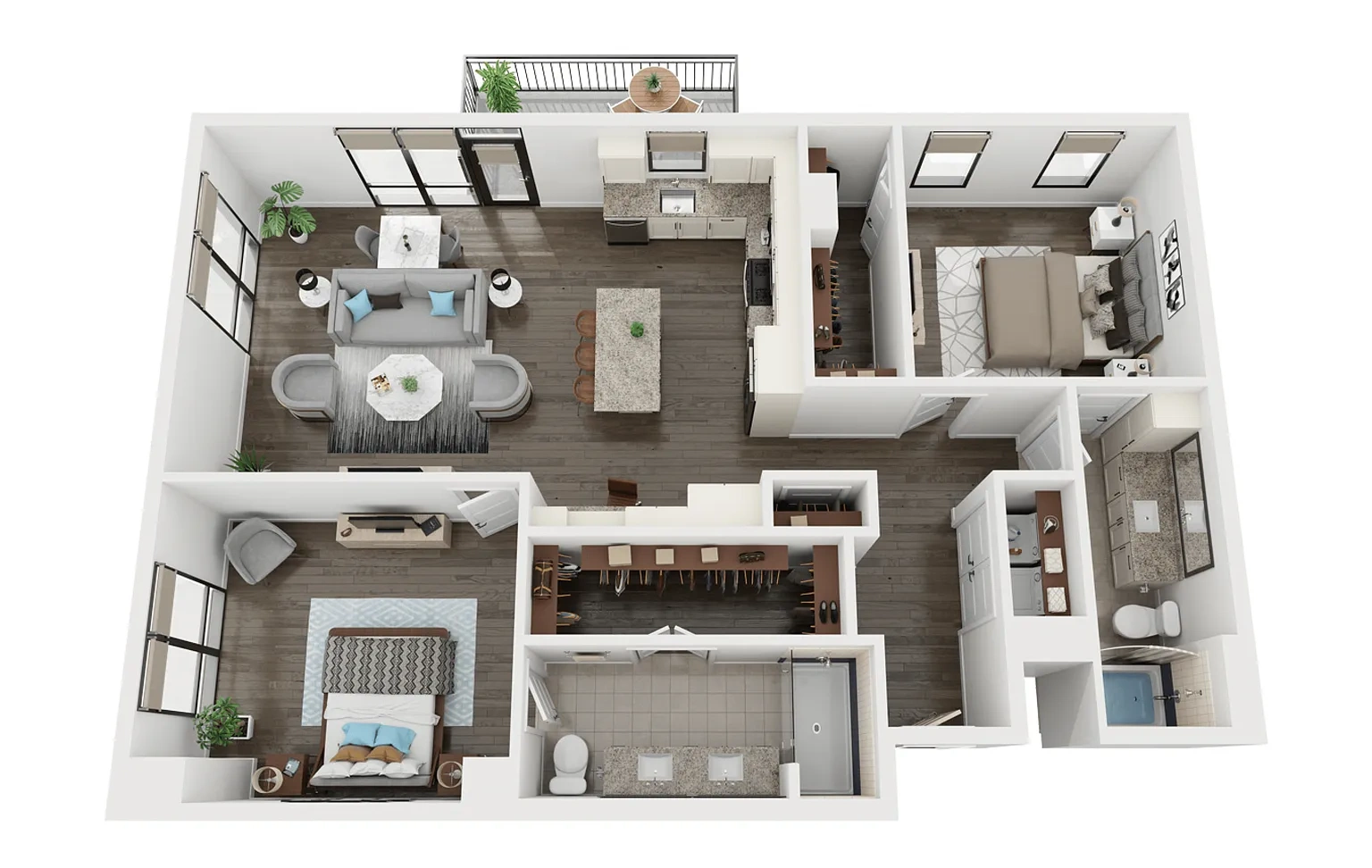 Mira at Midtown Union – Floor plan
