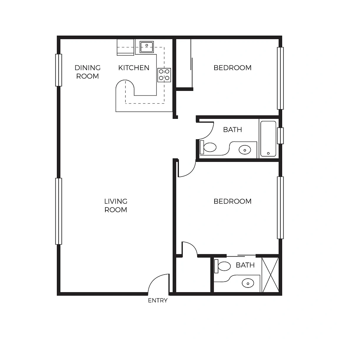 Marina Haven Apartments – Floor plan