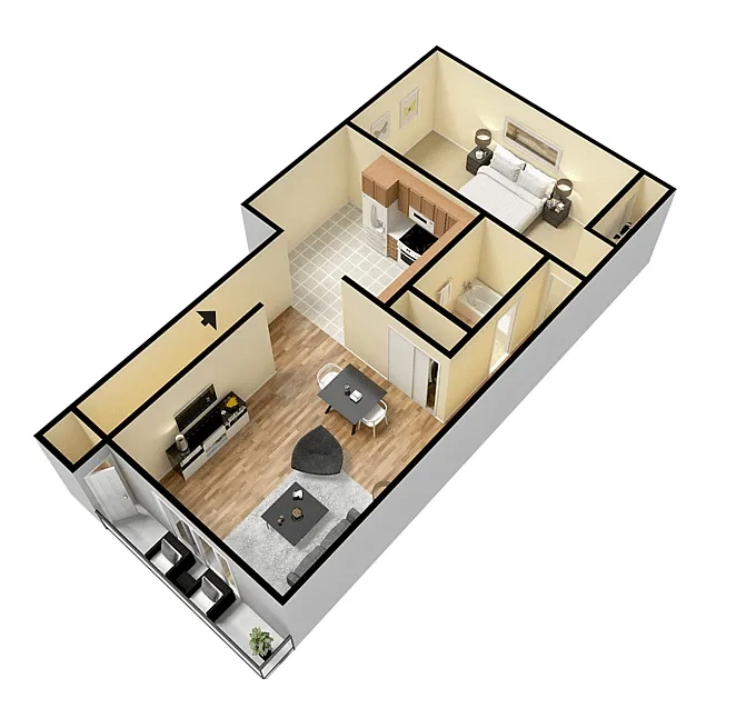 Deer Valley Apartments – Floor plan