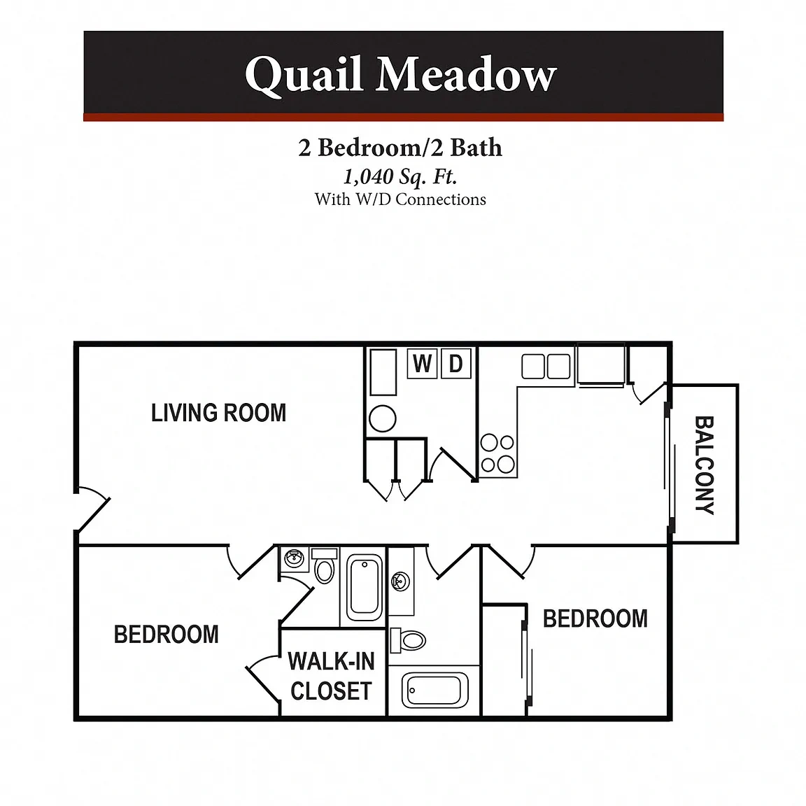 Quail Meadow Apartments – Floor plan
