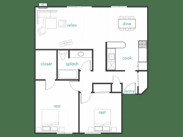 Serrano Apartments – Floor plan