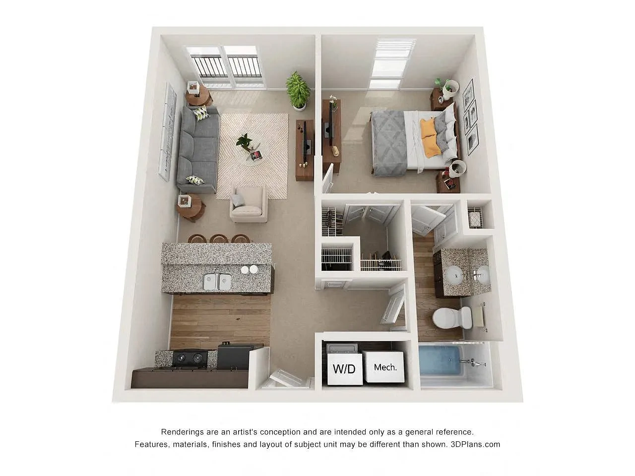 310 at Nulu Apartments – Floor plan