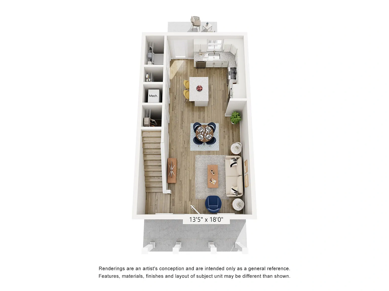 Hamlet Barclay West - Homes & Townhomes for Rent – Floor plan