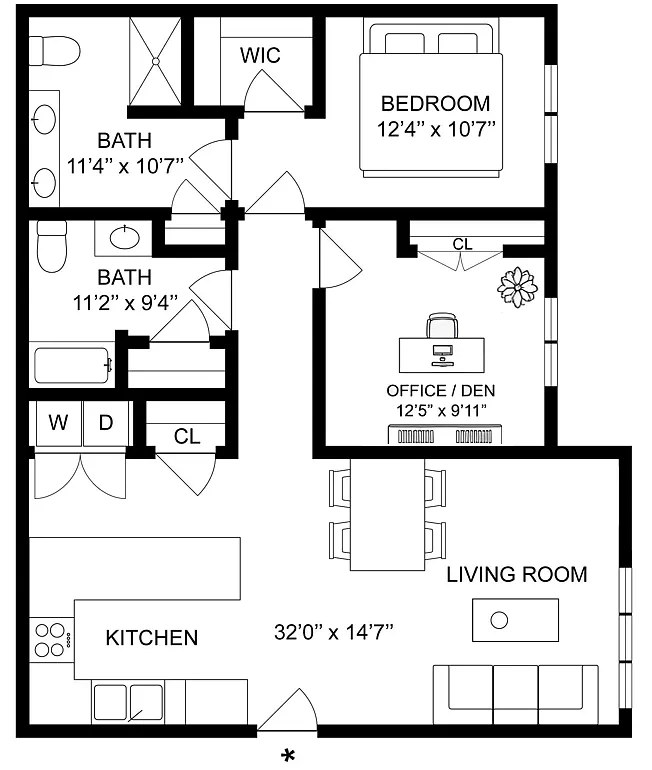 Weldon Place – Floor plan