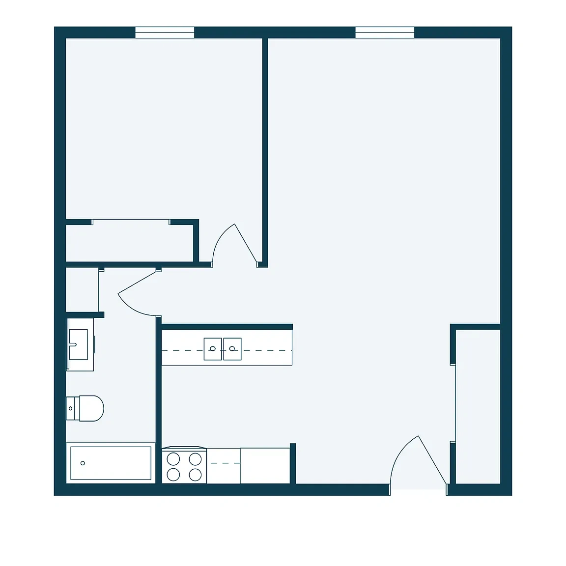 Oak Court – Floor plan