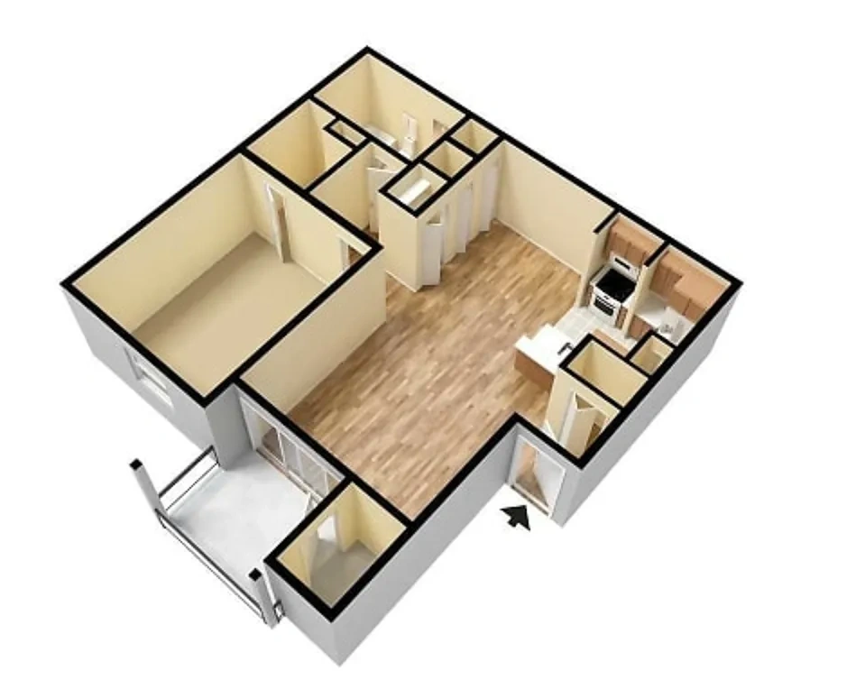 Windwood Oaks Apartments – Floor plan