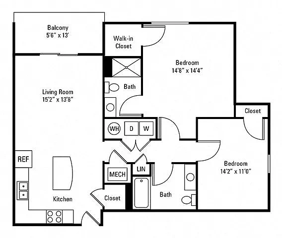 The Kane Apartment Homes – Floor plan