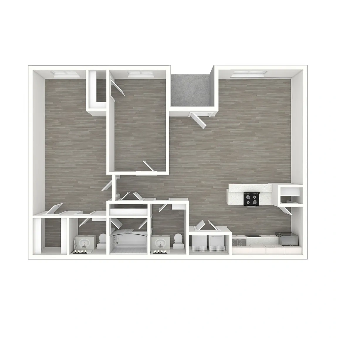 Athena Garden Apartments – Floor plan