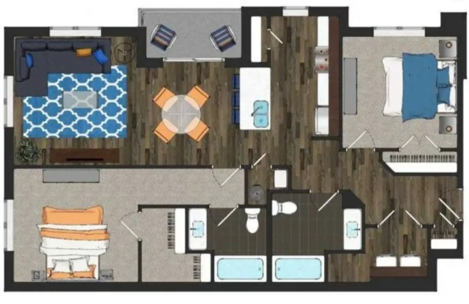 Watercolors of Centerton – Floor plan