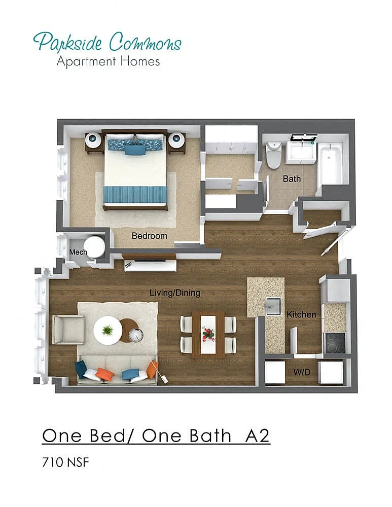 Parkside Commons Apartments – Floor plan