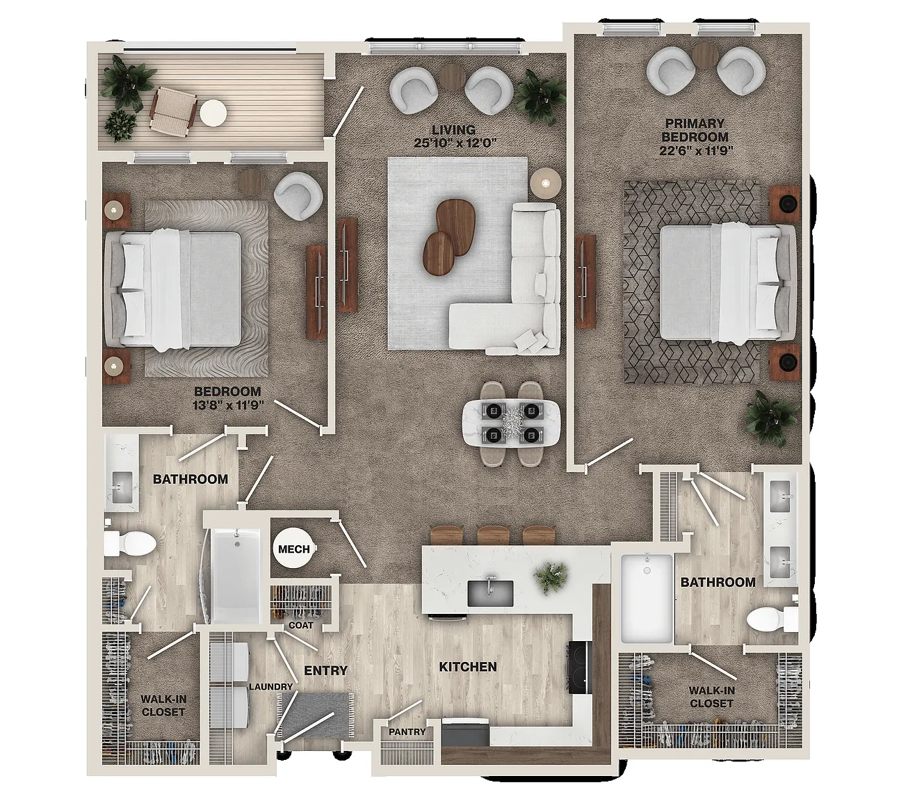 The District at Deerfield Residences – Floor plan