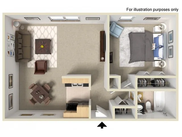 Valley York Apartments – 1 Bedroom