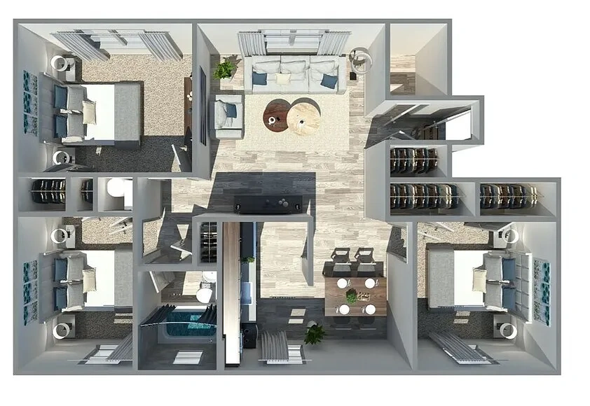 The Larchmont Estates – Three Bedroom