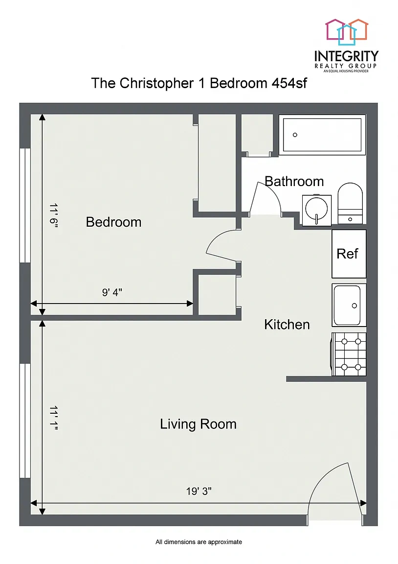 Integrity Berea Apartments – 1 Bedroom 1 Bath-Christopher Apt