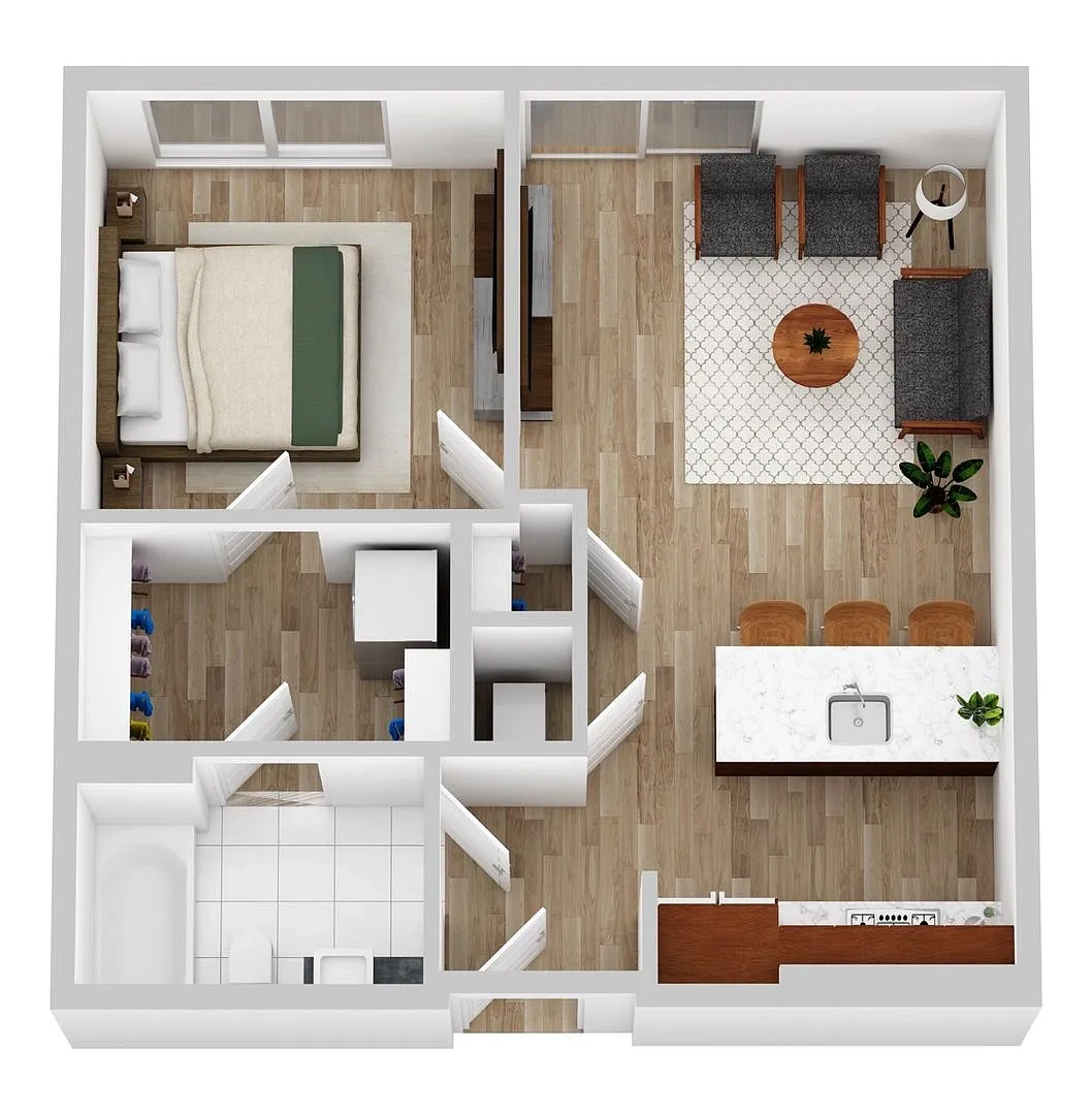 The Hub Apartments – Floor plan