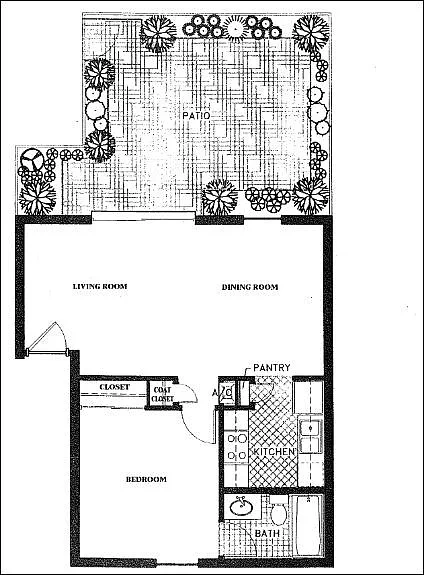Carlton Arms of Winter Haven – Floor plan