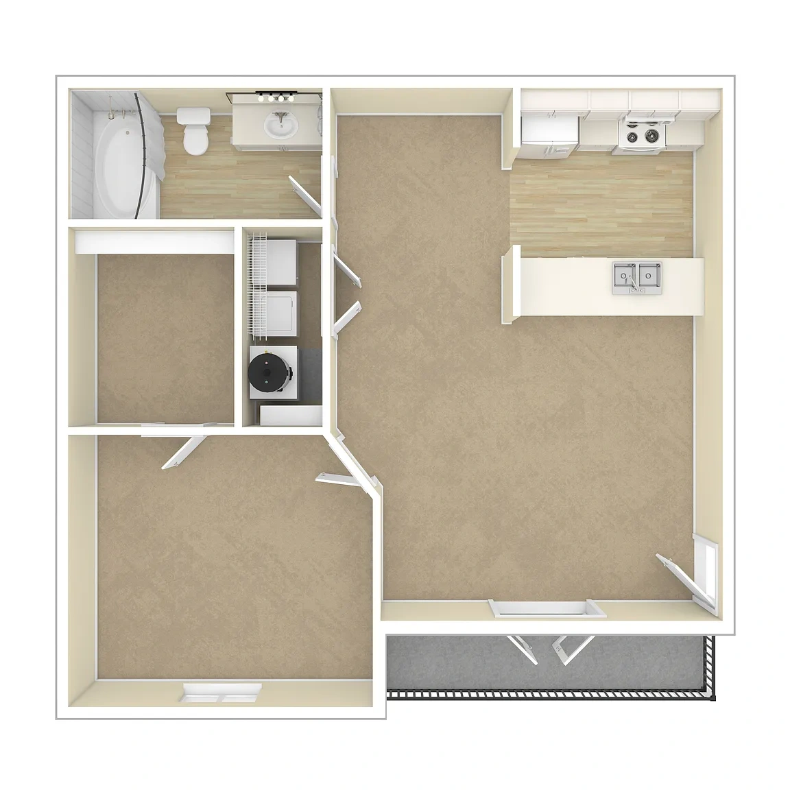Keystone Crossing Apartment Homes – Floor plan